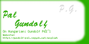 pal gundolf business card
